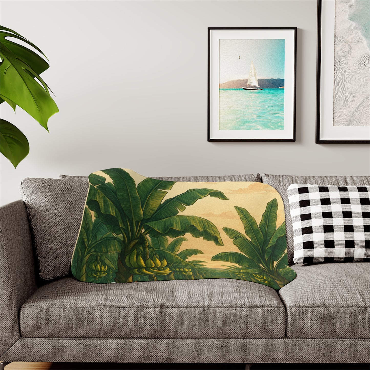 Cozy Sherpa Blanket - Perfect for Home Décor, Gifts, Relaxation, Travel, and Outdoor Adventures