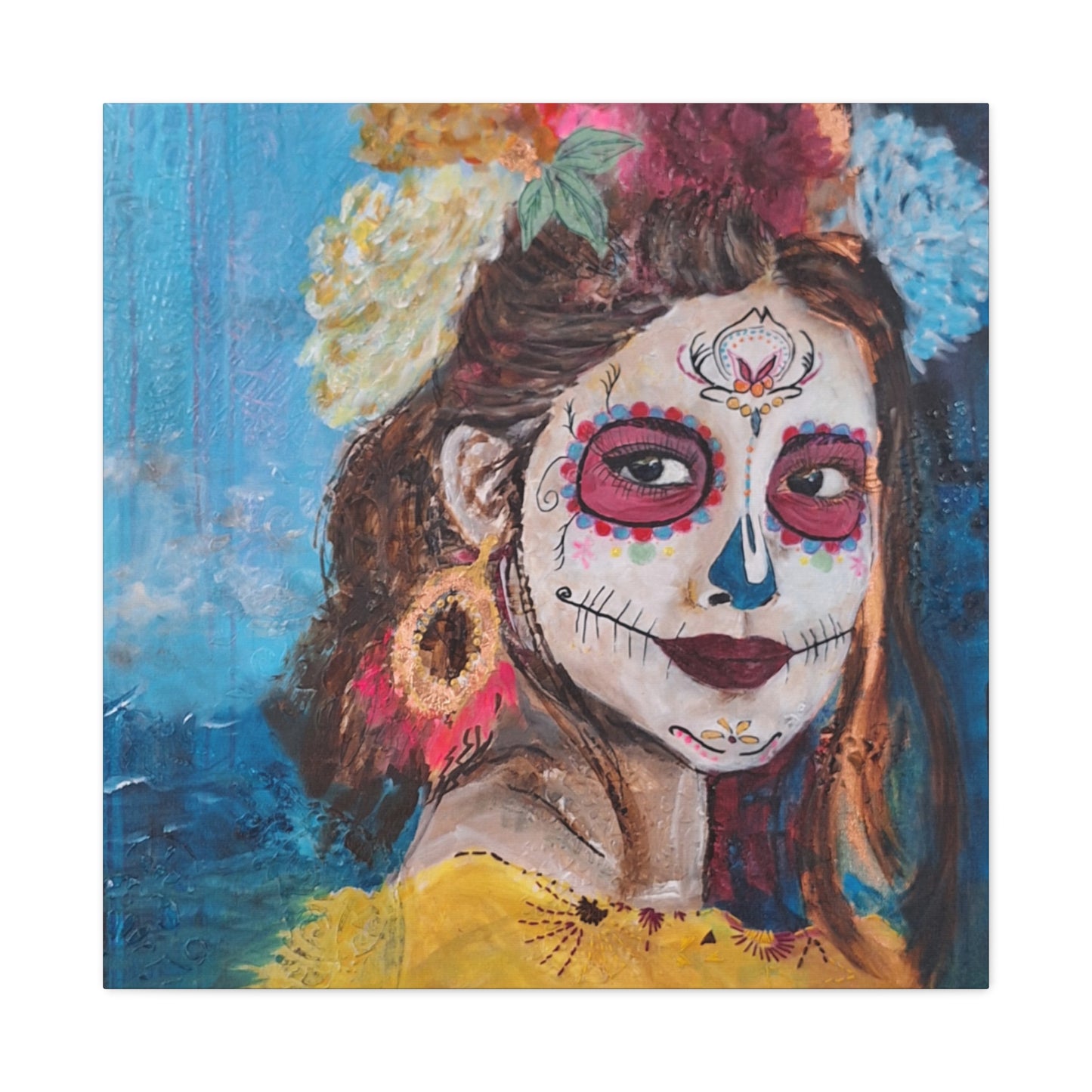 "Sea Sugar" Print on Matte Canvas - Young Woman Leaving Her Past Behind | Stretched 1.25" Wall Art