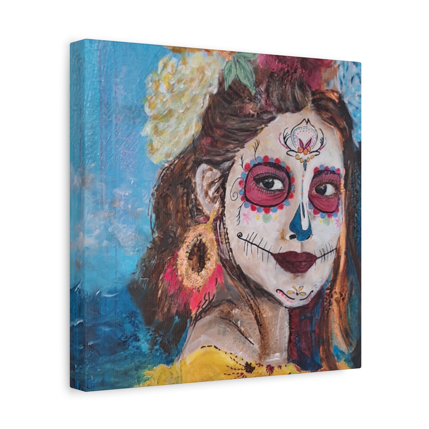 "Sea Sugar" Print on Matte Canvas - Young Woman Leaving Her Past Behind | Stretched 1.25" Wall Art