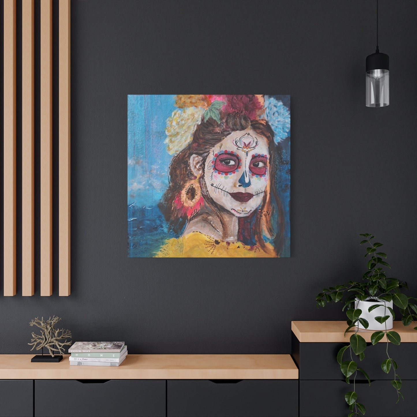 "Sea Sugar" Print on Matte Canvas - Young Woman Leaving Her Past Behind | Stretched 1.25" Wall Art