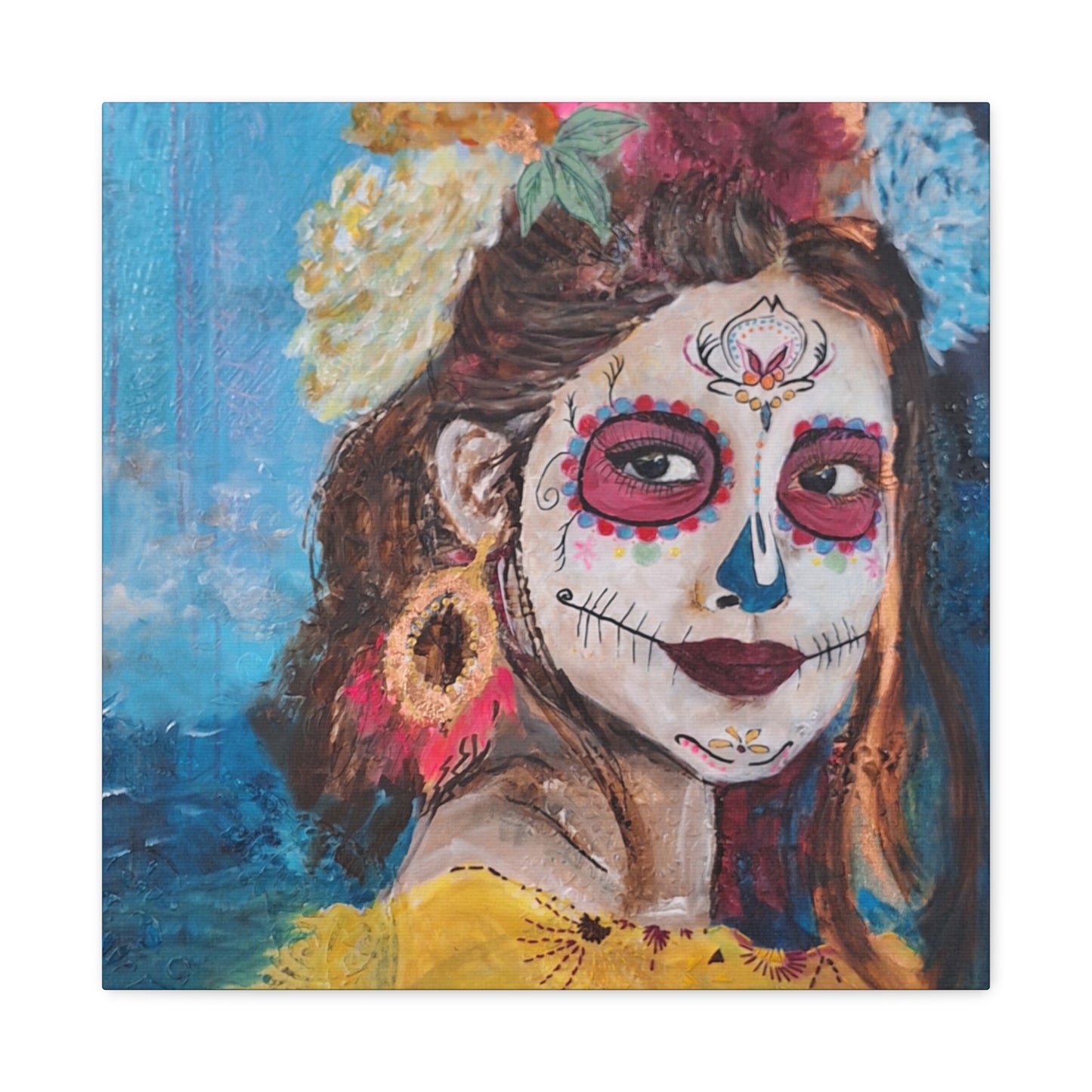 "Sea Sugar" Print on Matte Canvas - Young Woman Leaving Her Past Behind | Stretched 1.25" Wall Art