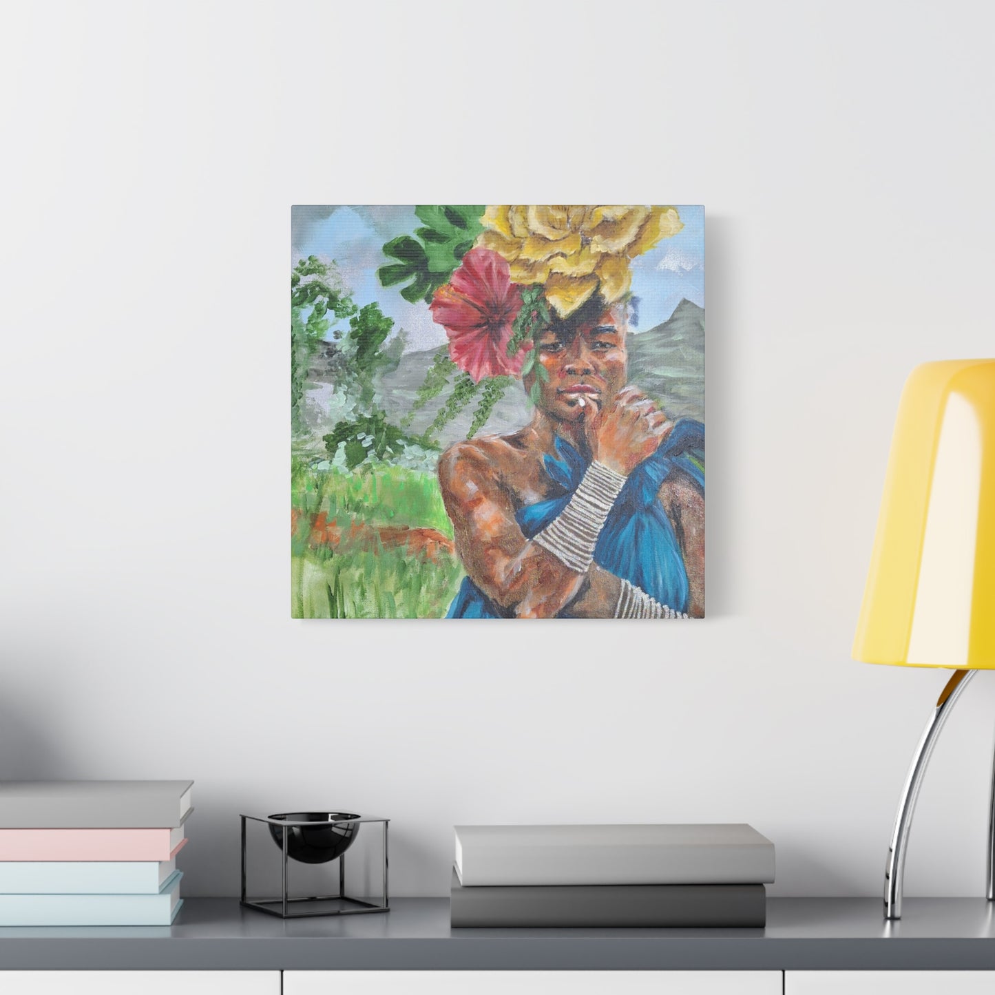 "Everyday Magic" Print on Matte Canvas - Young Woman Envisioning | Stretched 1.25" Wall Art