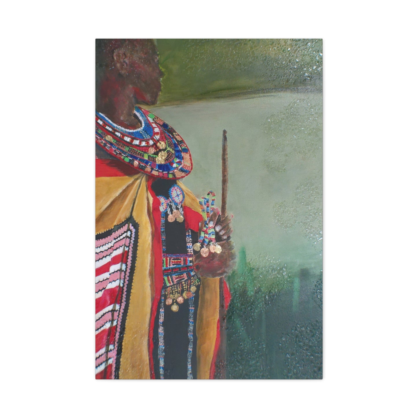 "Regal" Print on Matte Canvas - African Royalty | Stretched 1.25" Wall Art