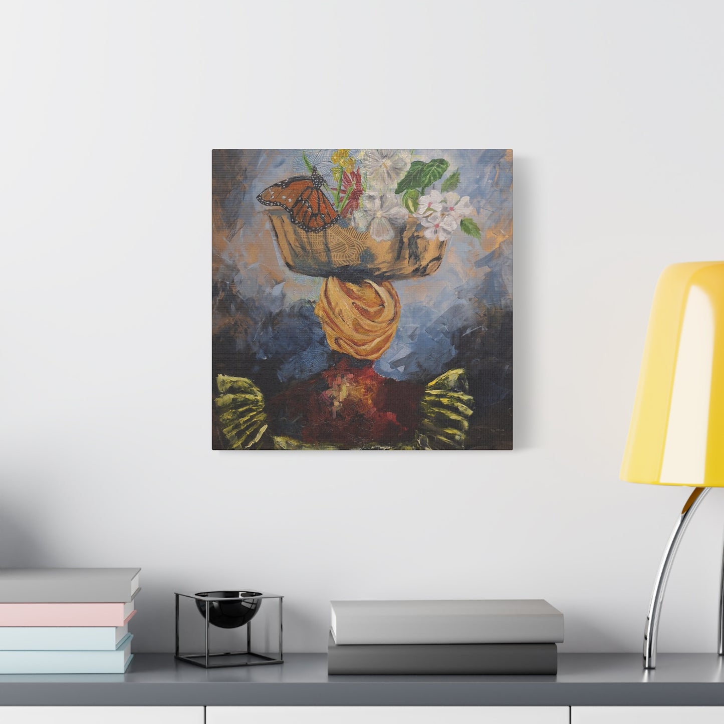 "Proverbs 31" Print on Matte Canvas - Elder Woman Preparing Fruit | Stretched 1.25" Wall Art