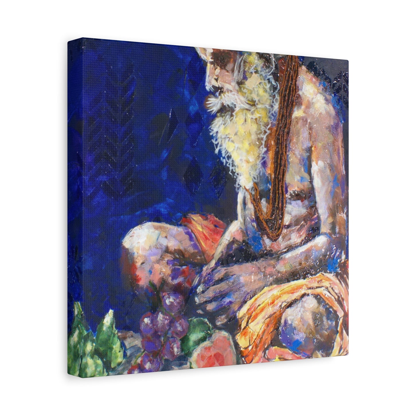 "Sannyasis" Print on Matte Canvas - Indian Spiritual Leader | Stretched 1.25" Wall Art