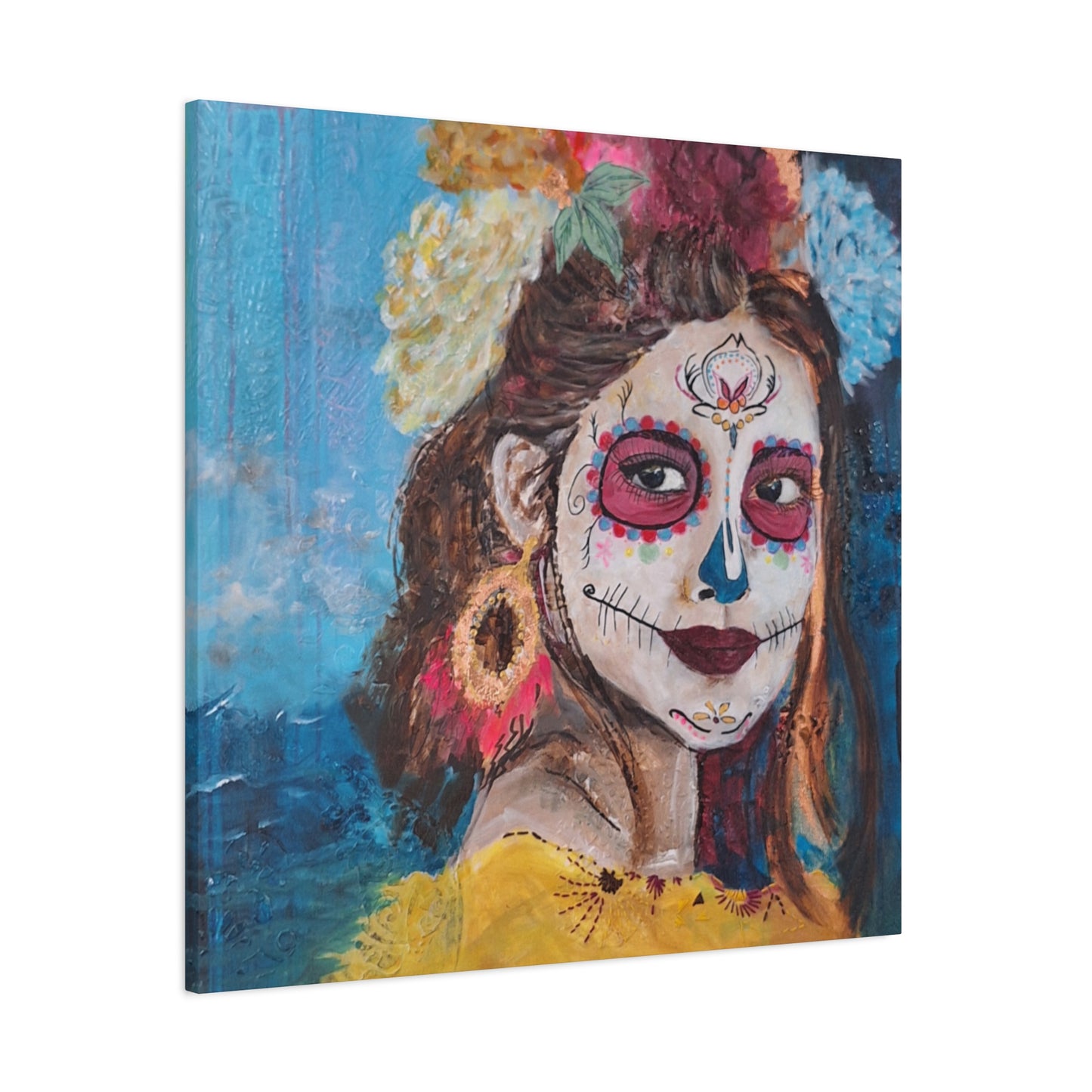 "Sea Sugar" Print on Matte Canvas - Young Woman Leaving Her Past Behind | Stretched 1.25" Wall Art