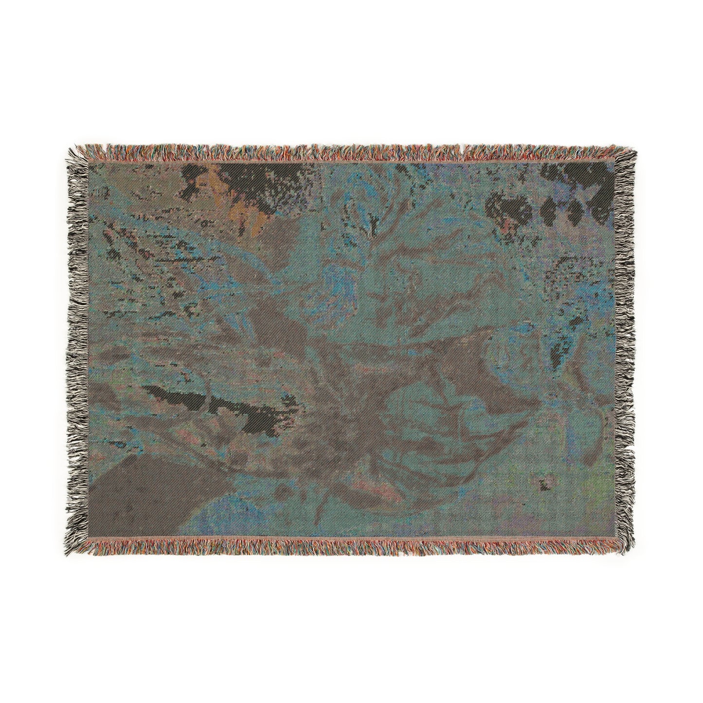 Western Cowboy Horse Riding Woven Blanket