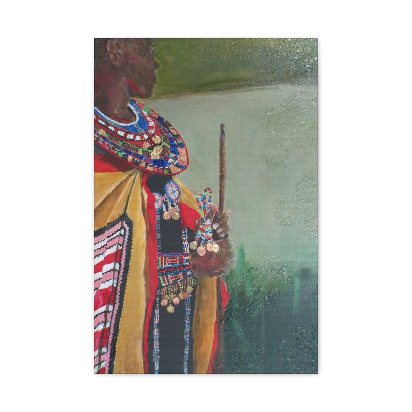 "Regal" Print on Matte Canvas - African Royalty | Stretched 1.25" Wall Art