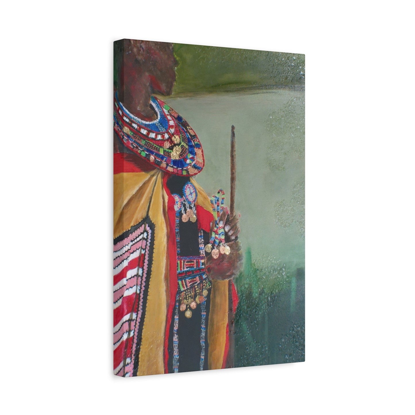 "Regal" Print on Matte Canvas - African Royalty | Stretched 1.25" Wall Art