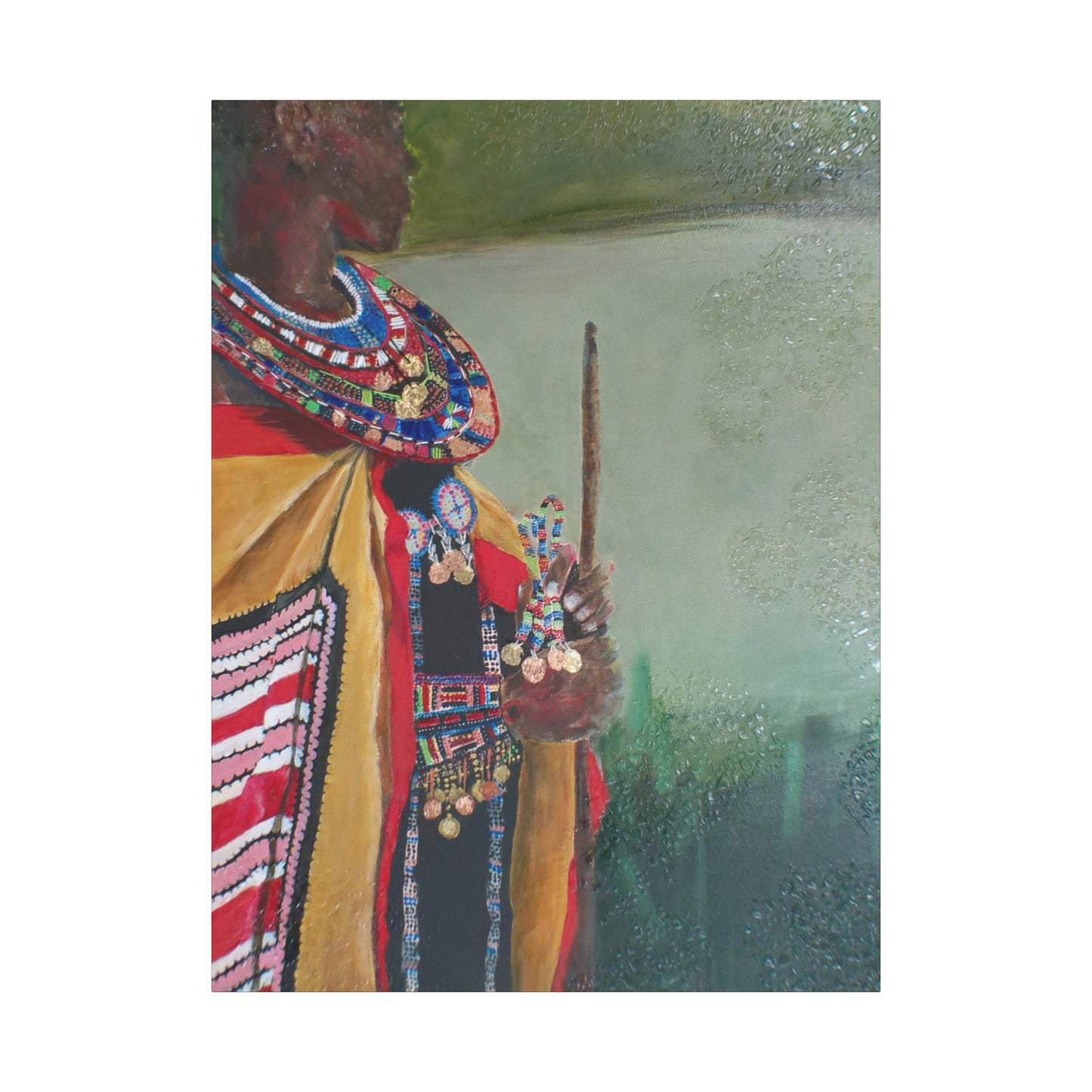 "Regal" Print on Matte Canvas - African Royalty | Stretched 1.25" Wall Art