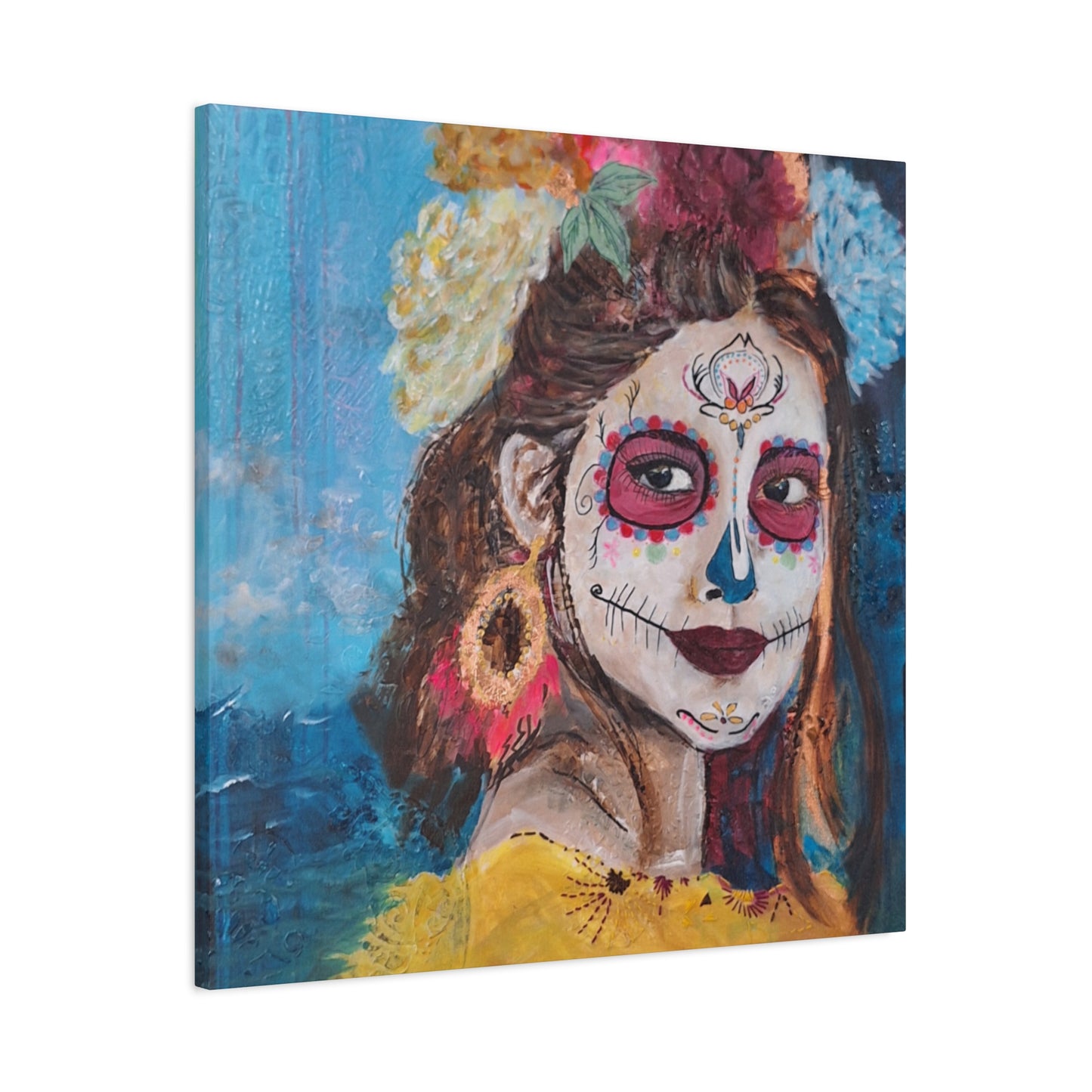 "Sea Sugar" Print on Matte Canvas - Young Woman Leaving Her Past Behind | Stretched 1.25" Wall Art