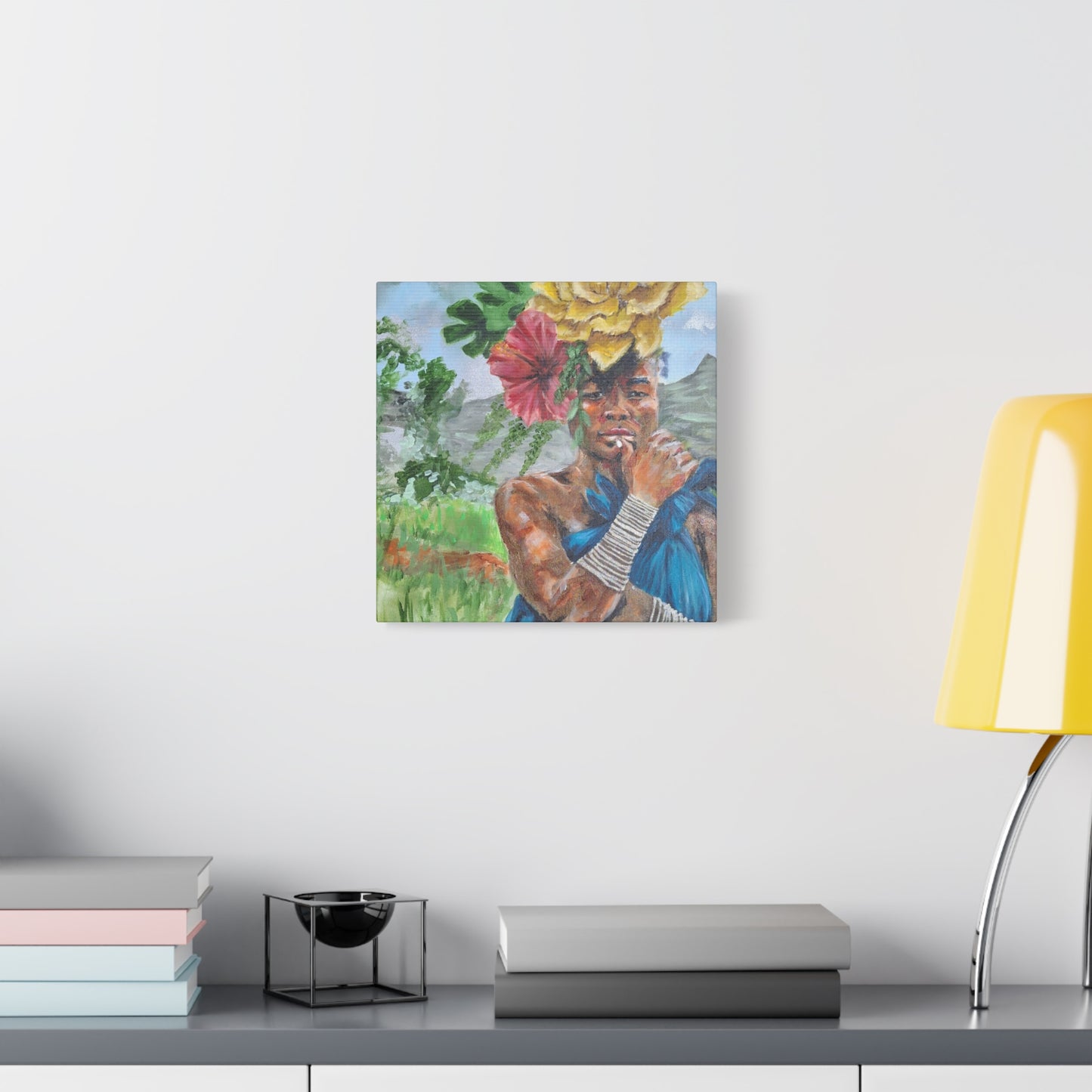 "Everyday Magic" Print on Matte Canvas - Young Woman Envisioning | Stretched 1.25" Wall Art