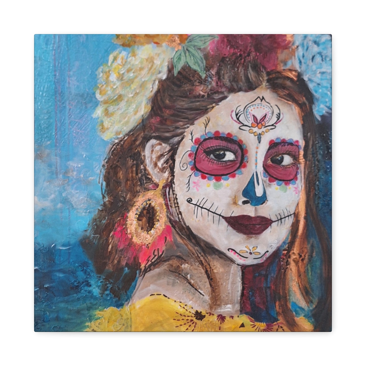 "Sea Sugar" Print on Matte Canvas - Young Woman Leaving Her Past Behind | Stretched 1.25" Wall Art
