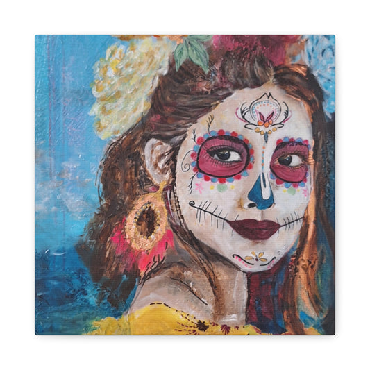 "Sea Sugar" Print on Matte Canvas - Young Woman Leaving Her Past Behind | Stretched 1.25" Wall Art