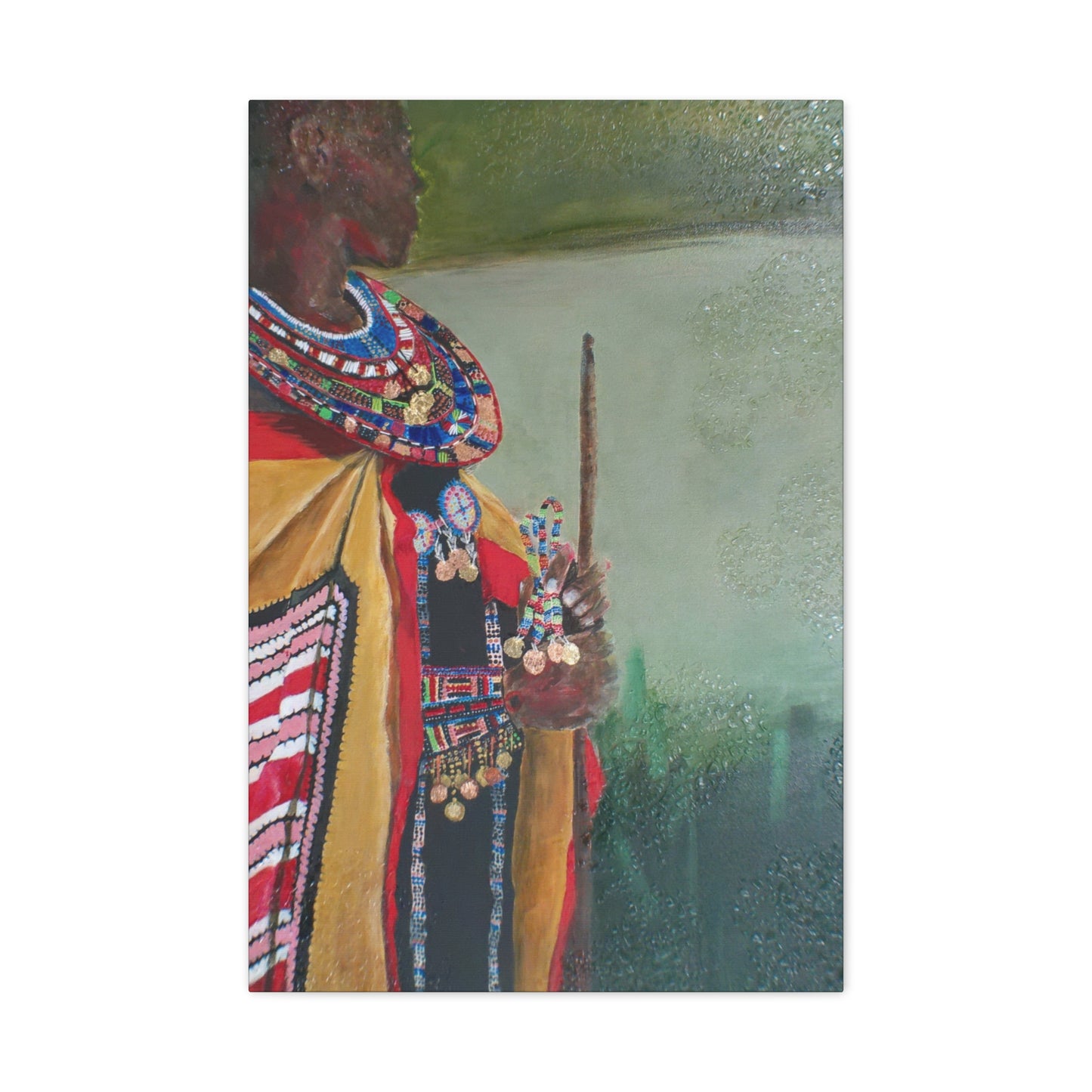 "Regal" Print on Matte Canvas - African Royalty | Stretched 1.25" Wall Art