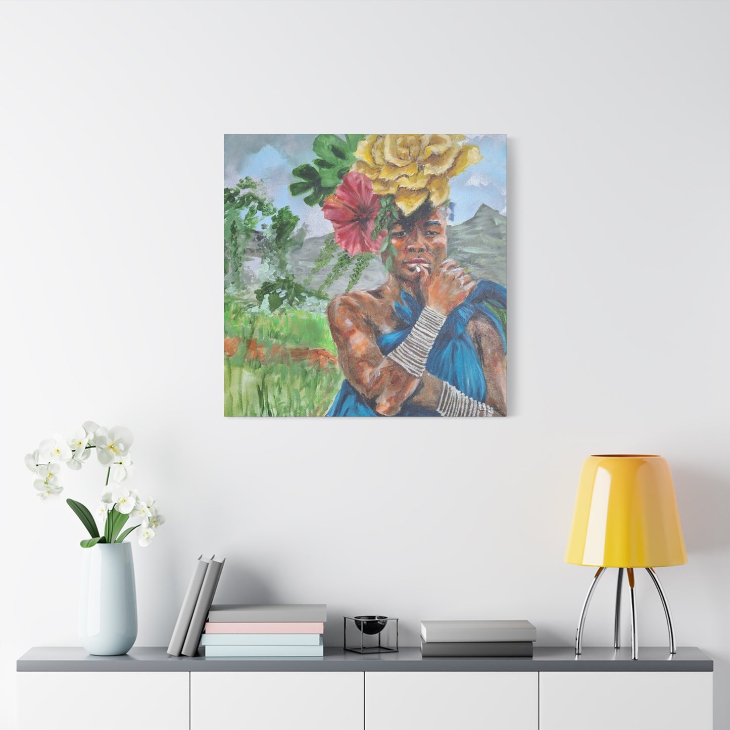 "Everyday Magic" Print on Matte Canvas - Young Woman Envisioning | Stretched 1.25" Wall Art