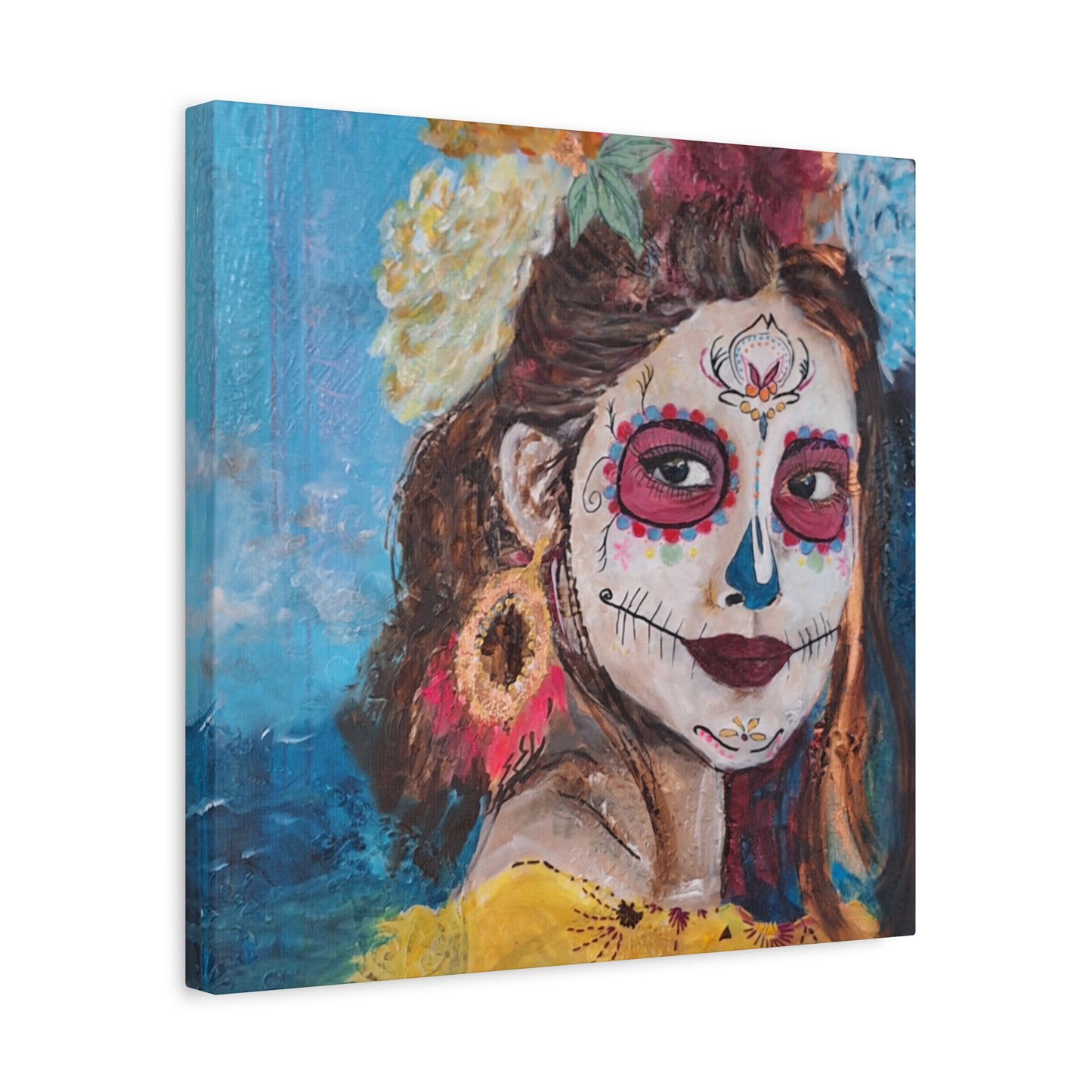 "Sea Sugar" Print on Matte Canvas - Young Woman Leaving Her Past Behind | Stretched 1.25" Wall Art