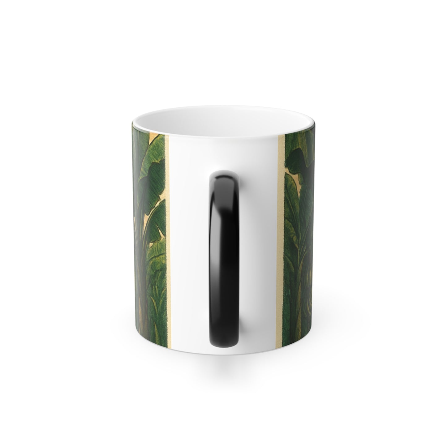 Color Morphing Mug, Tropical Banana Vibes, Unique Coffee Cup for Nature Lovers, Gift for Plant Enthusiasts, Fun Home Decor