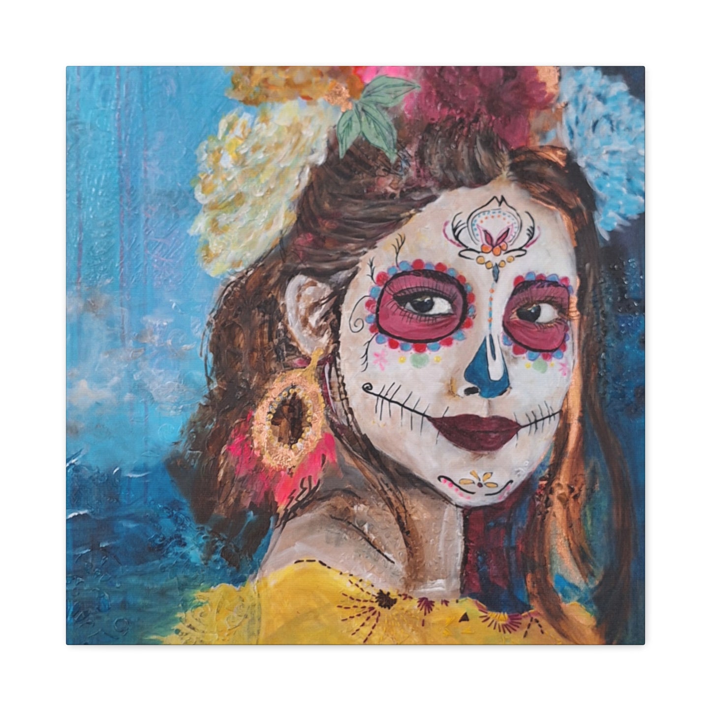 "Sea Sugar" Print on Matte Canvas - Young Woman Leaving Her Past Behind | Stretched 1.25" Wall Art