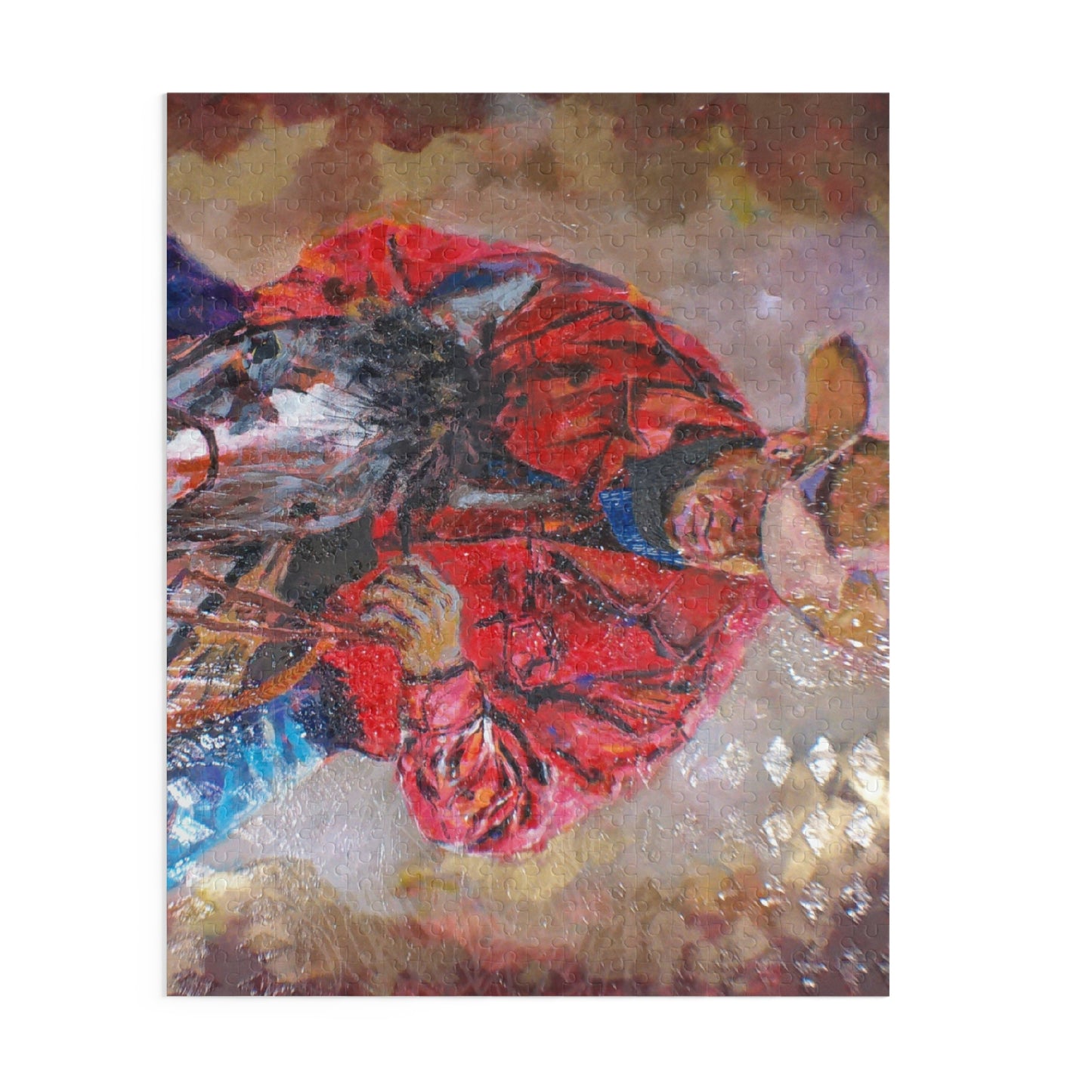 Western Cowboy Horse Riding Puzzle — Patriotic American Man Jigsaw (120/252/500 pcs)