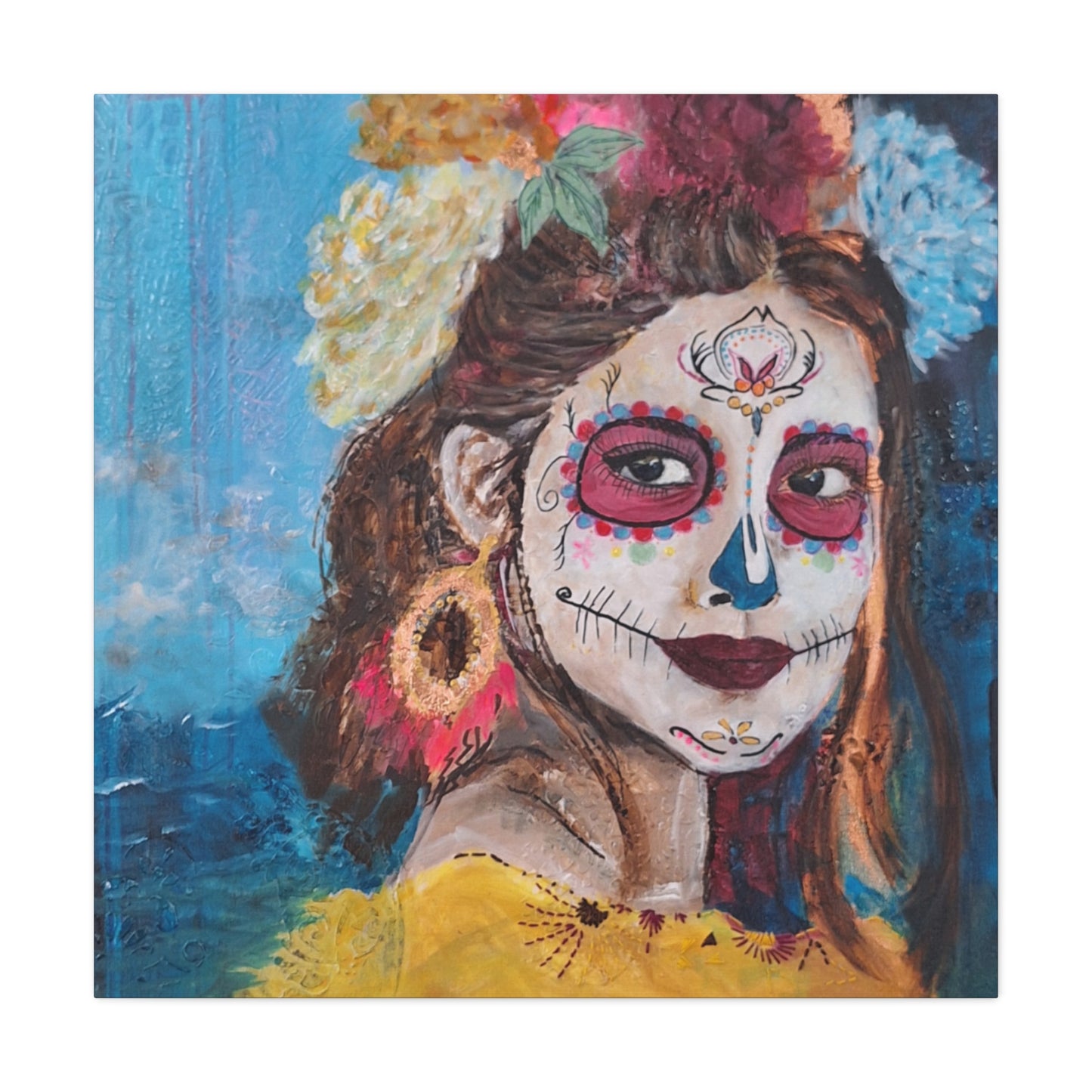 "Sea Sugar" Print on Matte Canvas - Young Woman Leaving Her Past Behind | Stretched 1.25" Wall Art