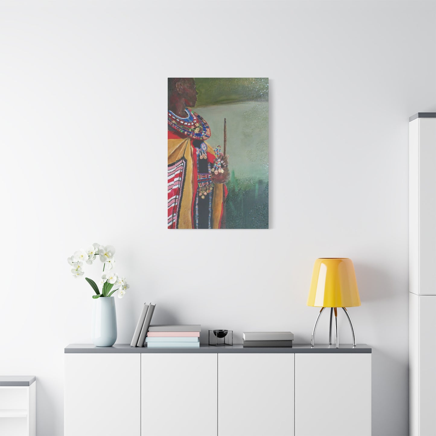 "Regal" Print on Matte Canvas - African Royalty | Stretched 1.25" Wall Art