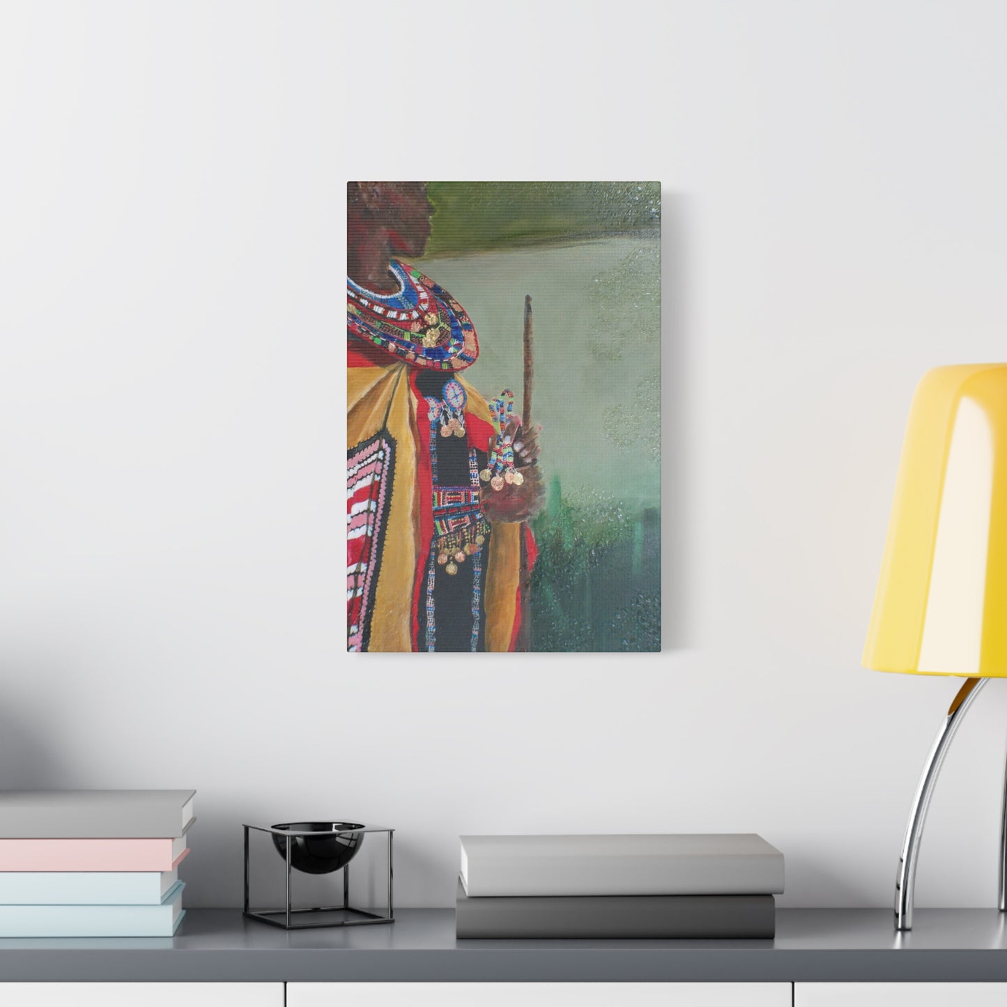 "Regal" Print on Matte Canvas - African Royalty | Stretched 1.25" Wall Art
