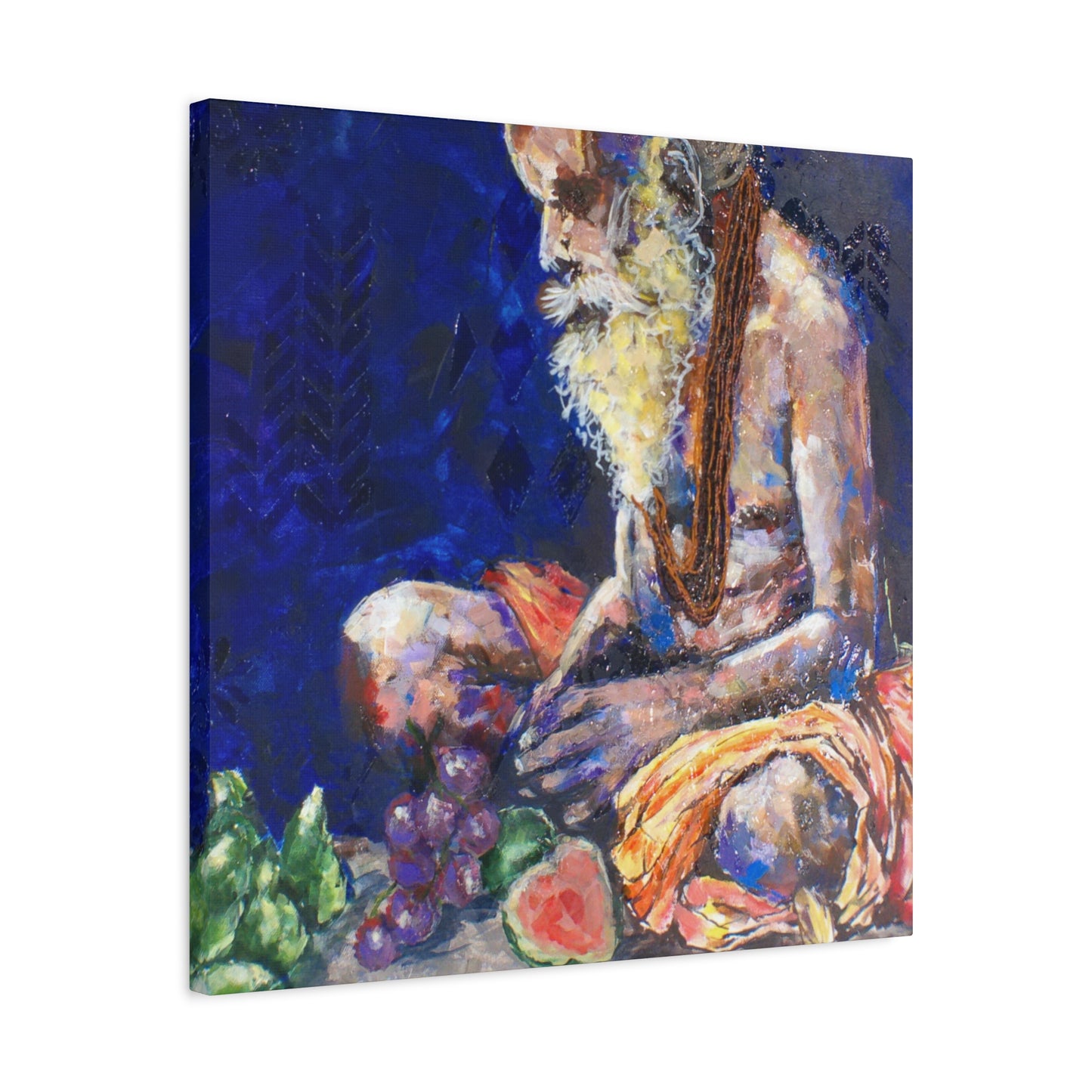 "Sannyasis" Print on Matte Canvas - Indian Spiritual Leader | Stretched 1.25" Wall Art