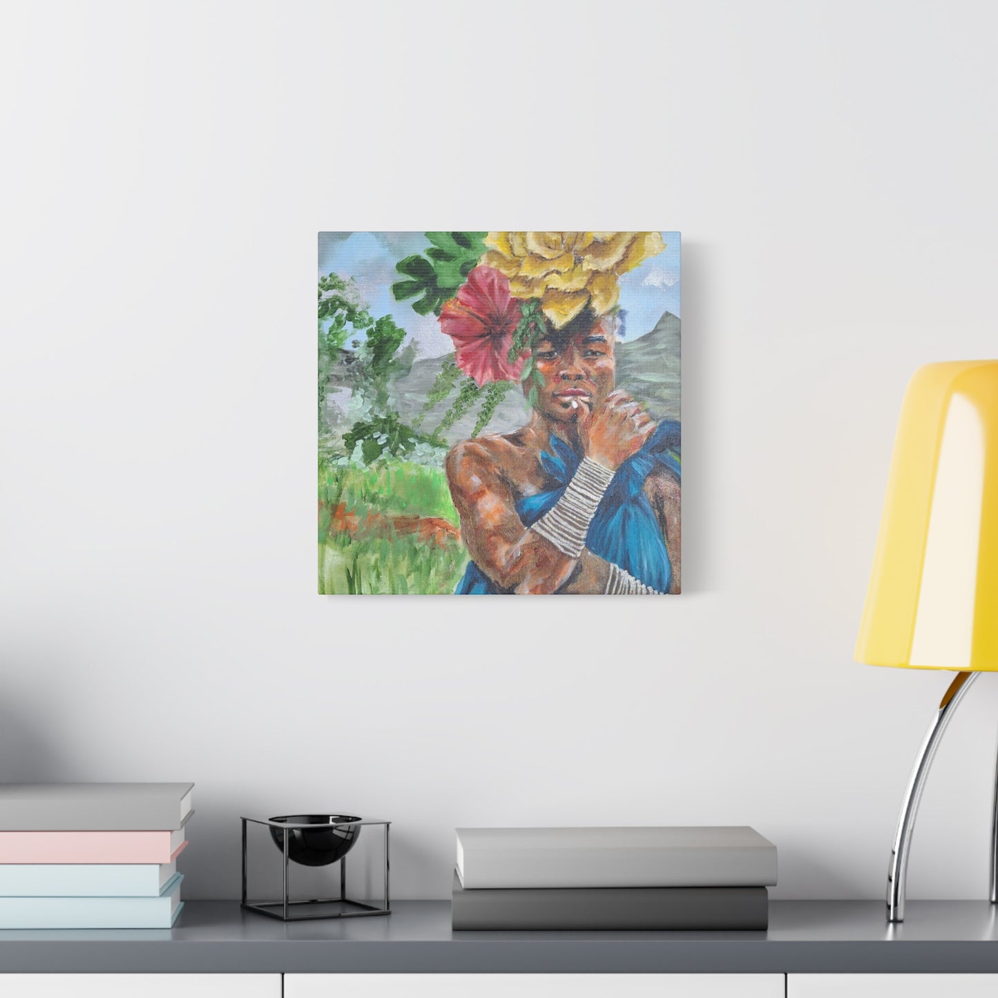 "Everyday Magic" Print on Matte Canvas - Young Woman Envisioning | Stretched 1.25" Wall Art