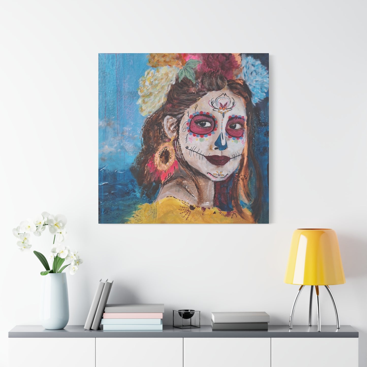 "Sea Sugar" Print on Matte Canvas - Young Woman Leaving Her Past Behind | Stretched 1.25" Wall Art