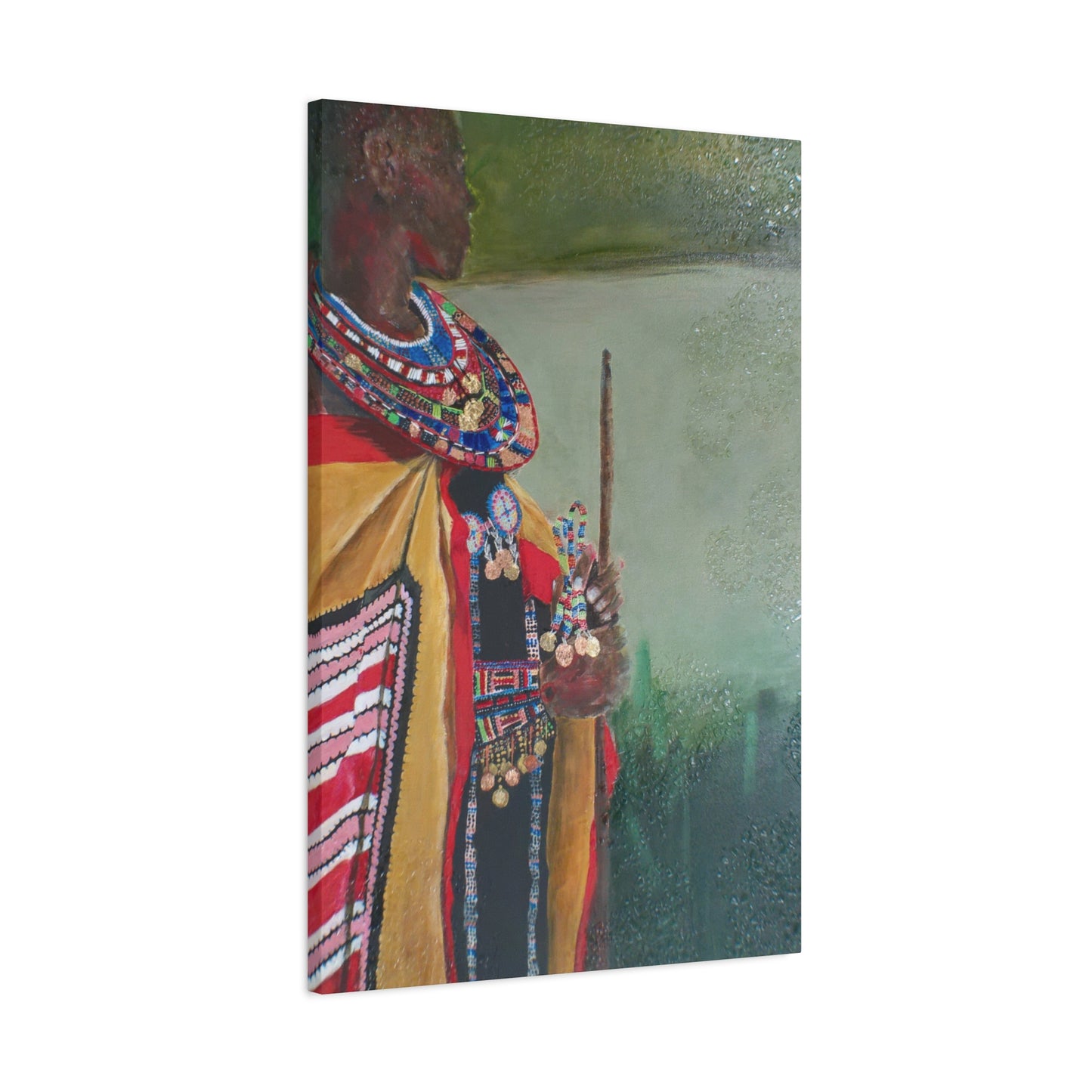 "Regal" Print on Matte Canvas - African Royalty | Stretched 1.25" Wall Art