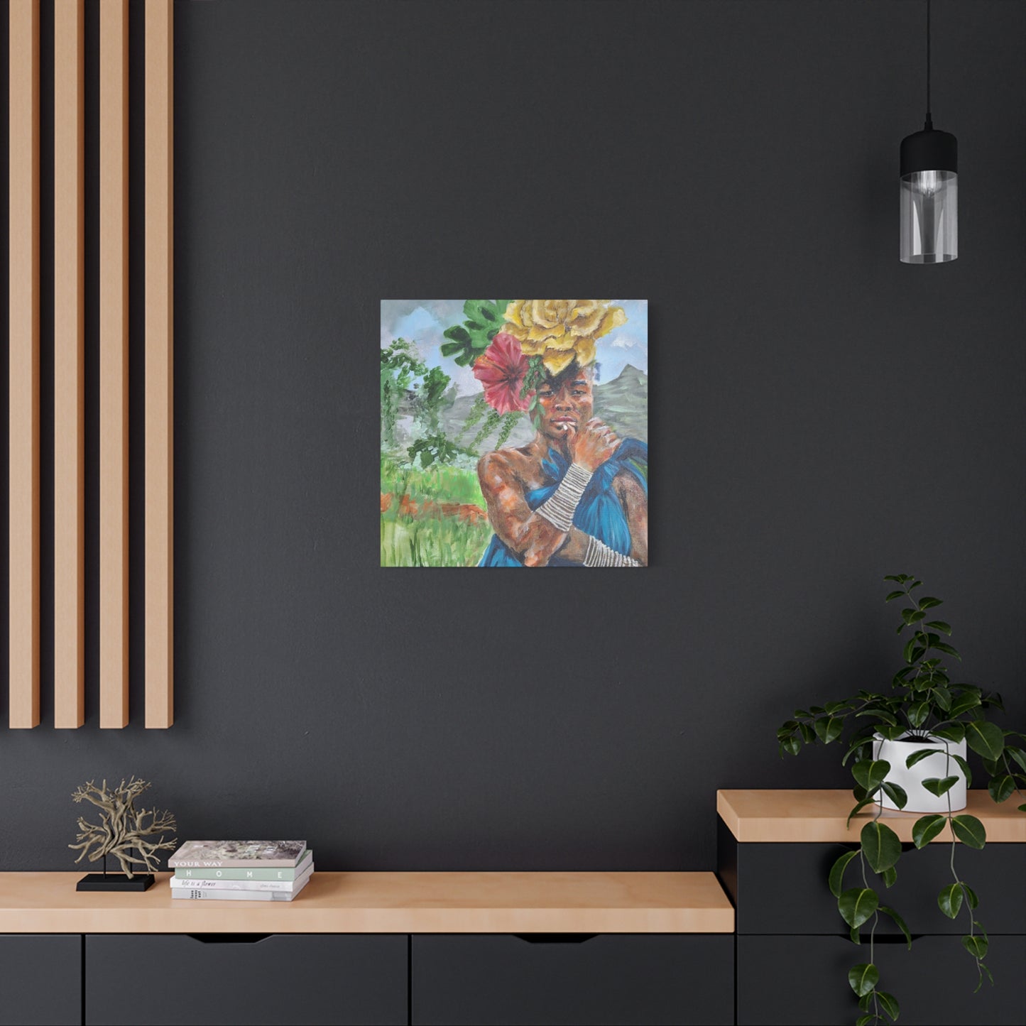 "Everyday Magic" Print on Matte Canvas - Young Woman Envisioning | Stretched 1.25" Wall Art