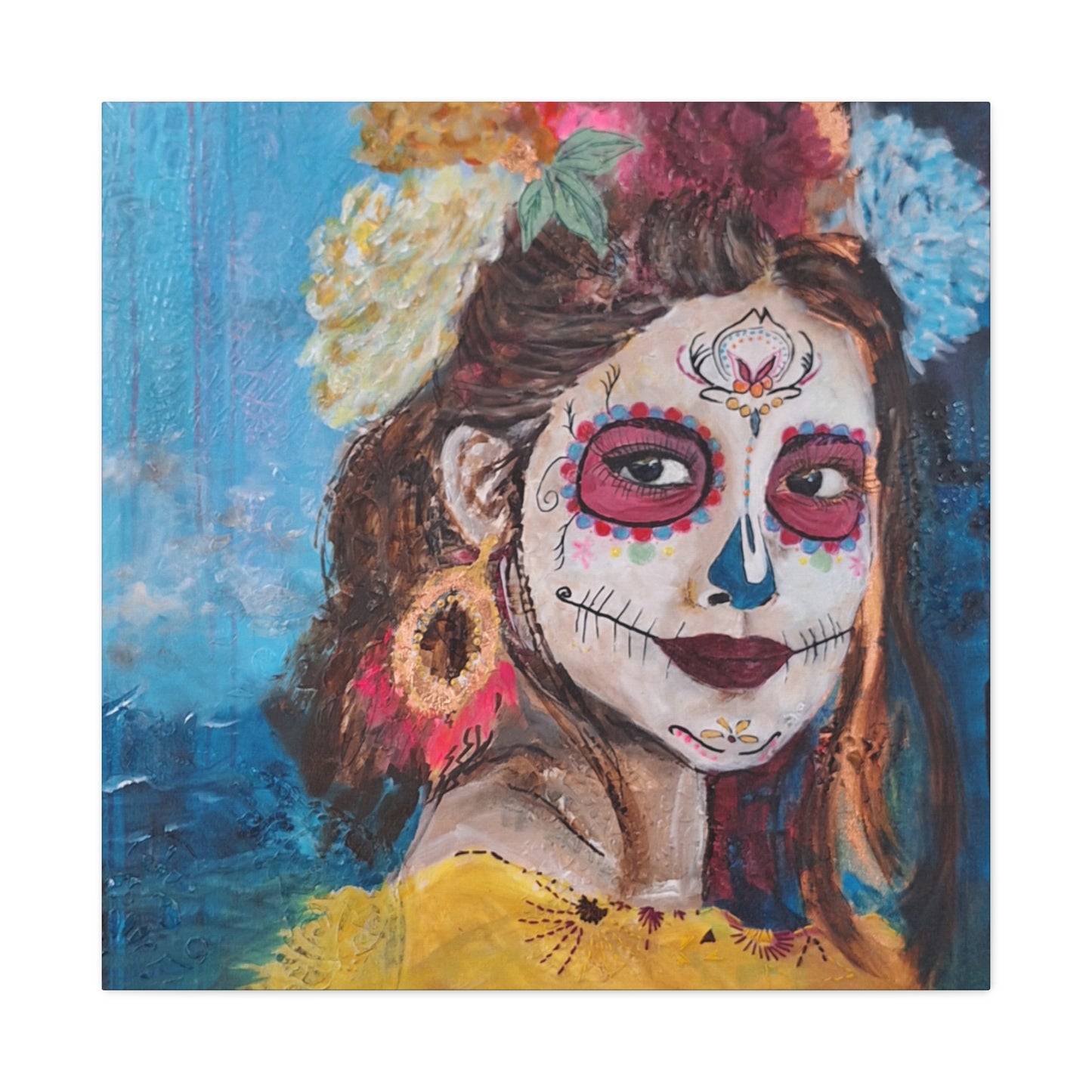 "Sea Sugar" Print on Matte Canvas - Young Woman Leaving Her Past Behind | Stretched 1.25" Wall Art