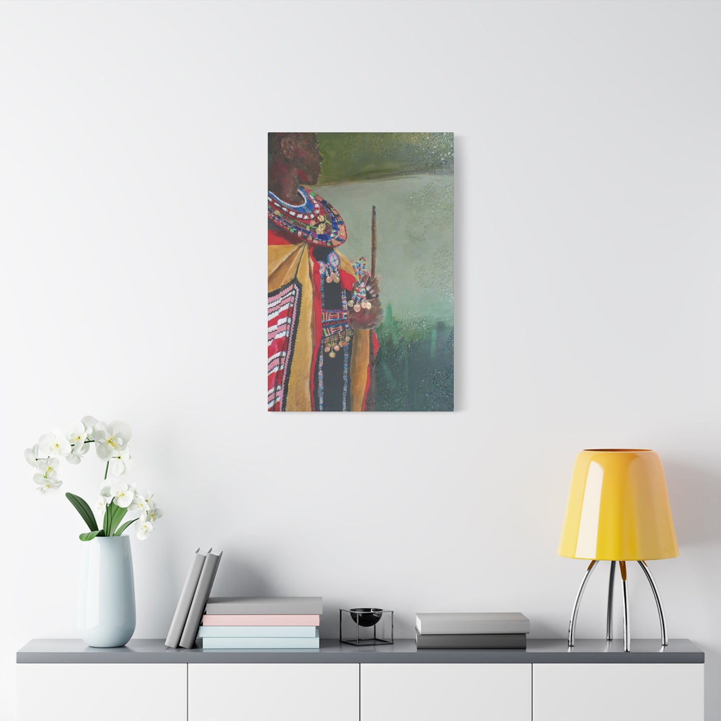 "Regal" Print on Matte Canvas - African Royalty | Stretched 1.25" Wall Art