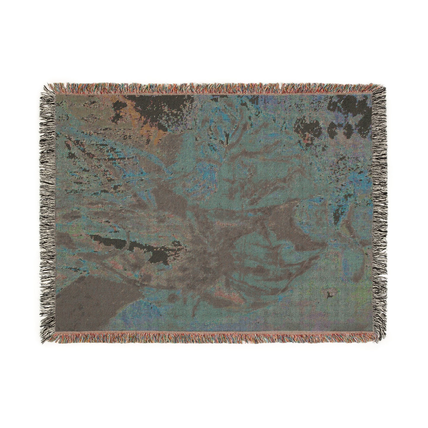 Western Cowboy Horse Riding Woven Blanket