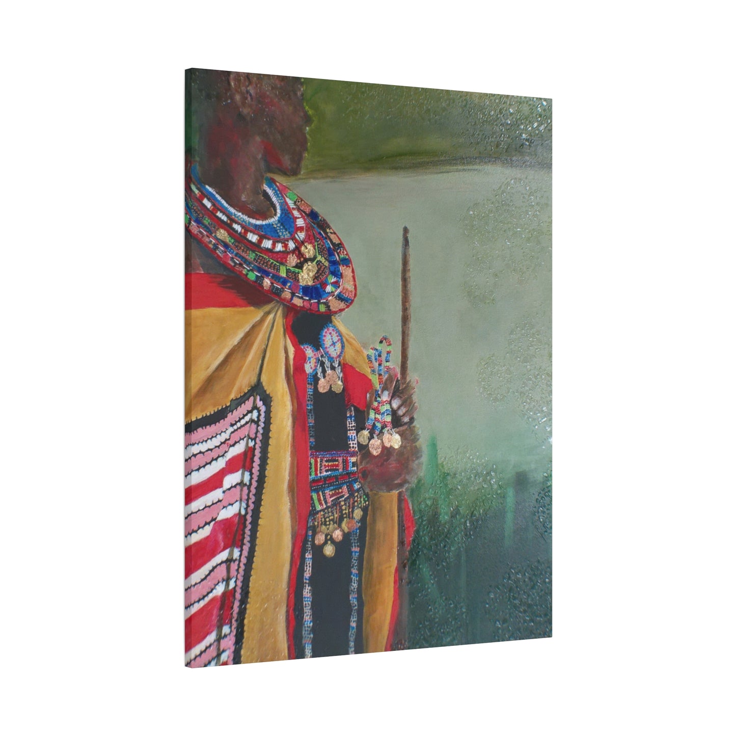 "Regal" Print on Matte Canvas - African Royalty | Stretched 1.25" Wall Art
