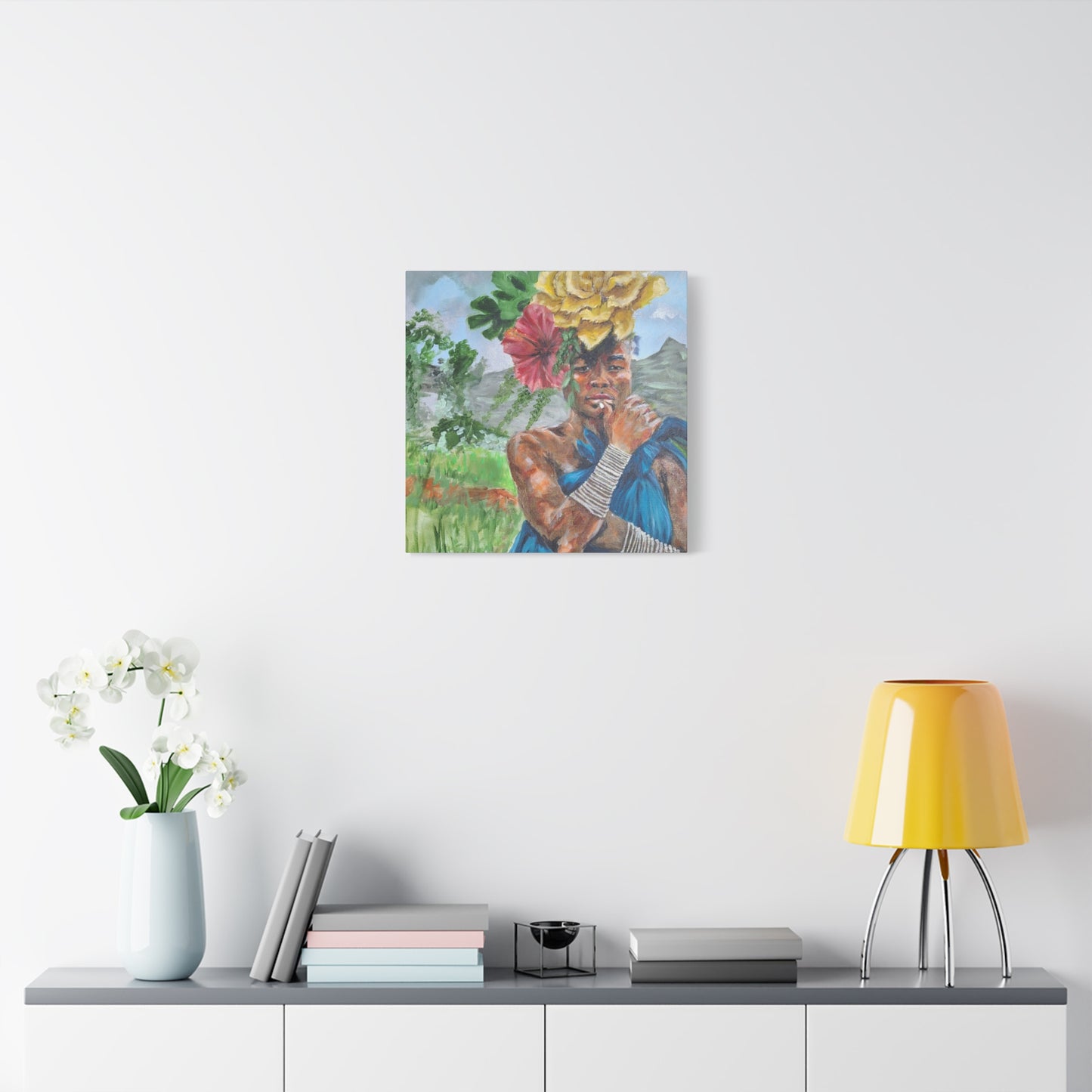 "Everyday Magic" Print on Matte Canvas - Young Woman Envisioning | Stretched 1.25" Wall Art