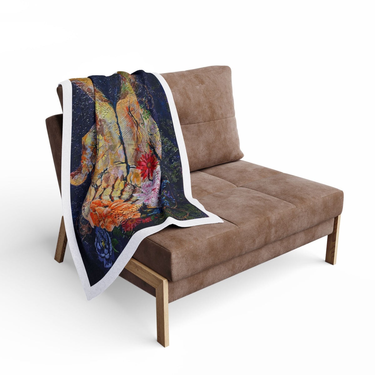 Empty Handed, Full Hearted Fleece Blanket