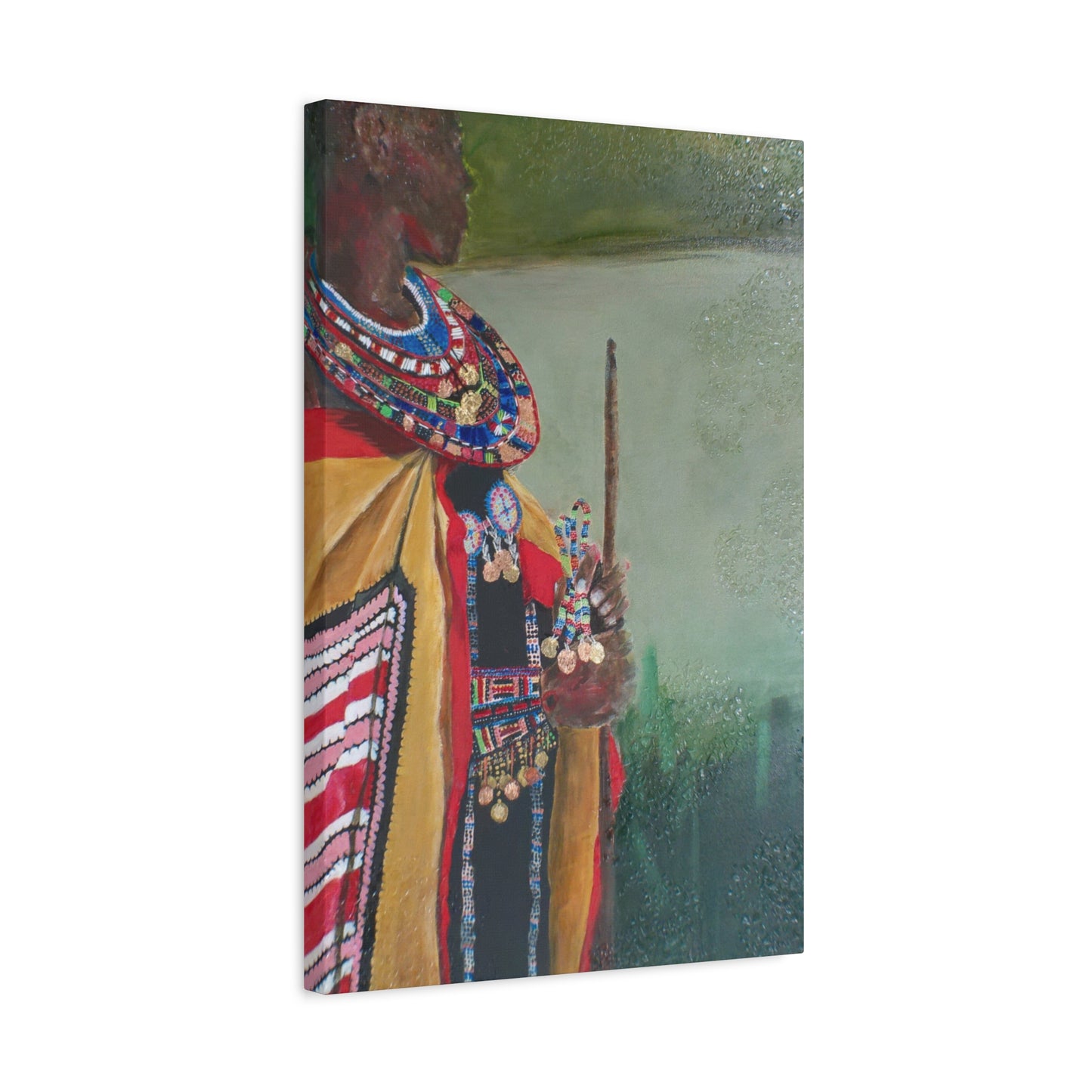 "Regal" Print on Matte Canvas - African Royalty | Stretched 1.25" Wall Art