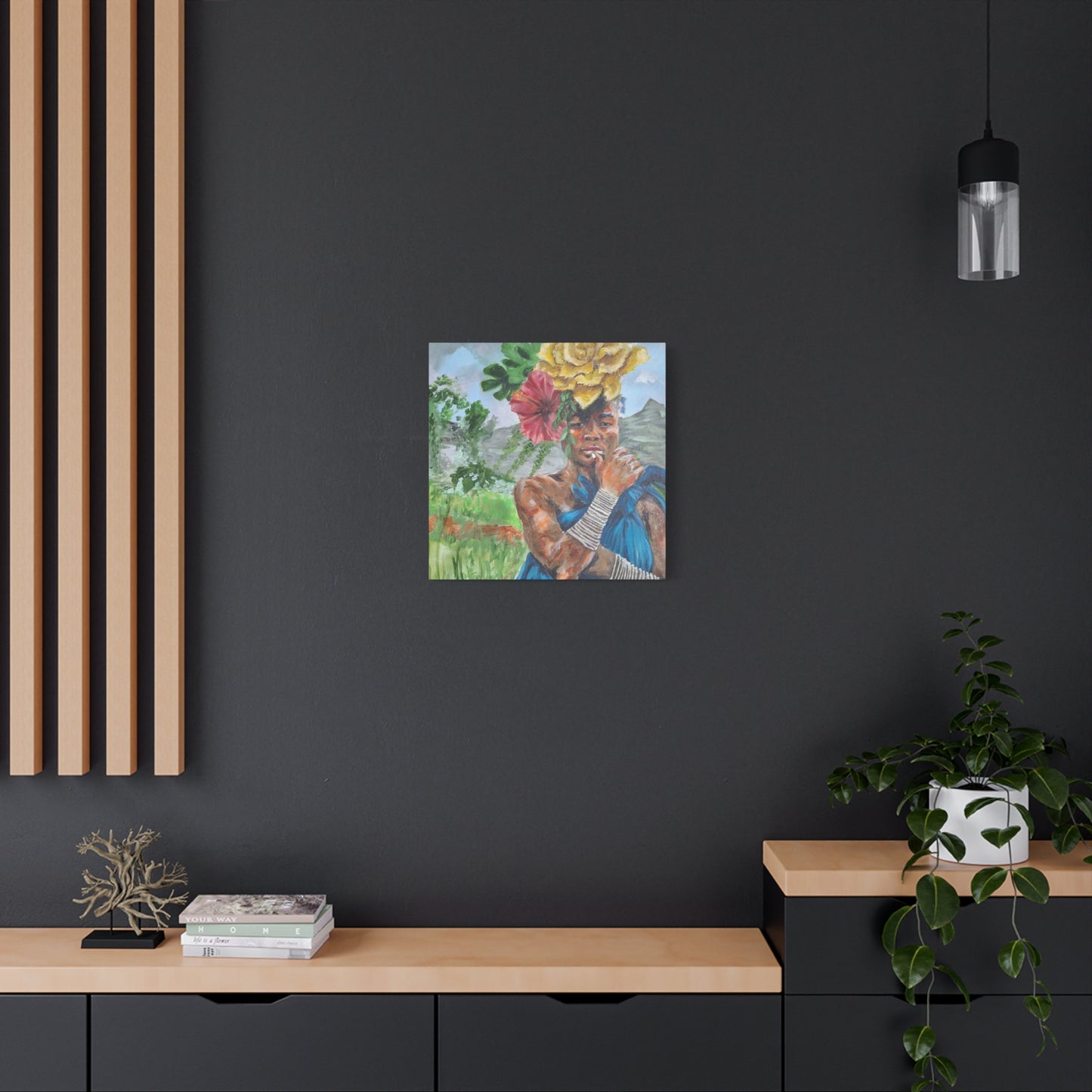 "Everyday Magic" Print on Matte Canvas - Young Woman Envisioning | Stretched 1.25" Wall Art