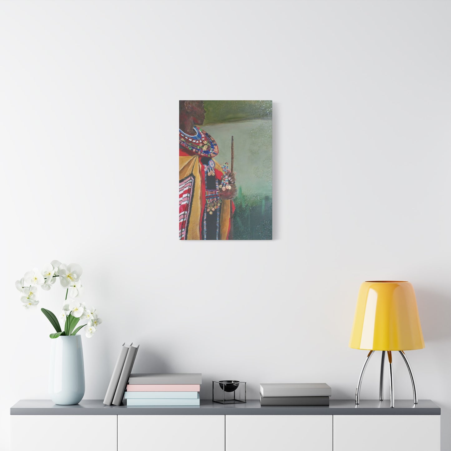 "Regal" Print on Matte Canvas - African Royalty | Stretched 1.25" Wall Art