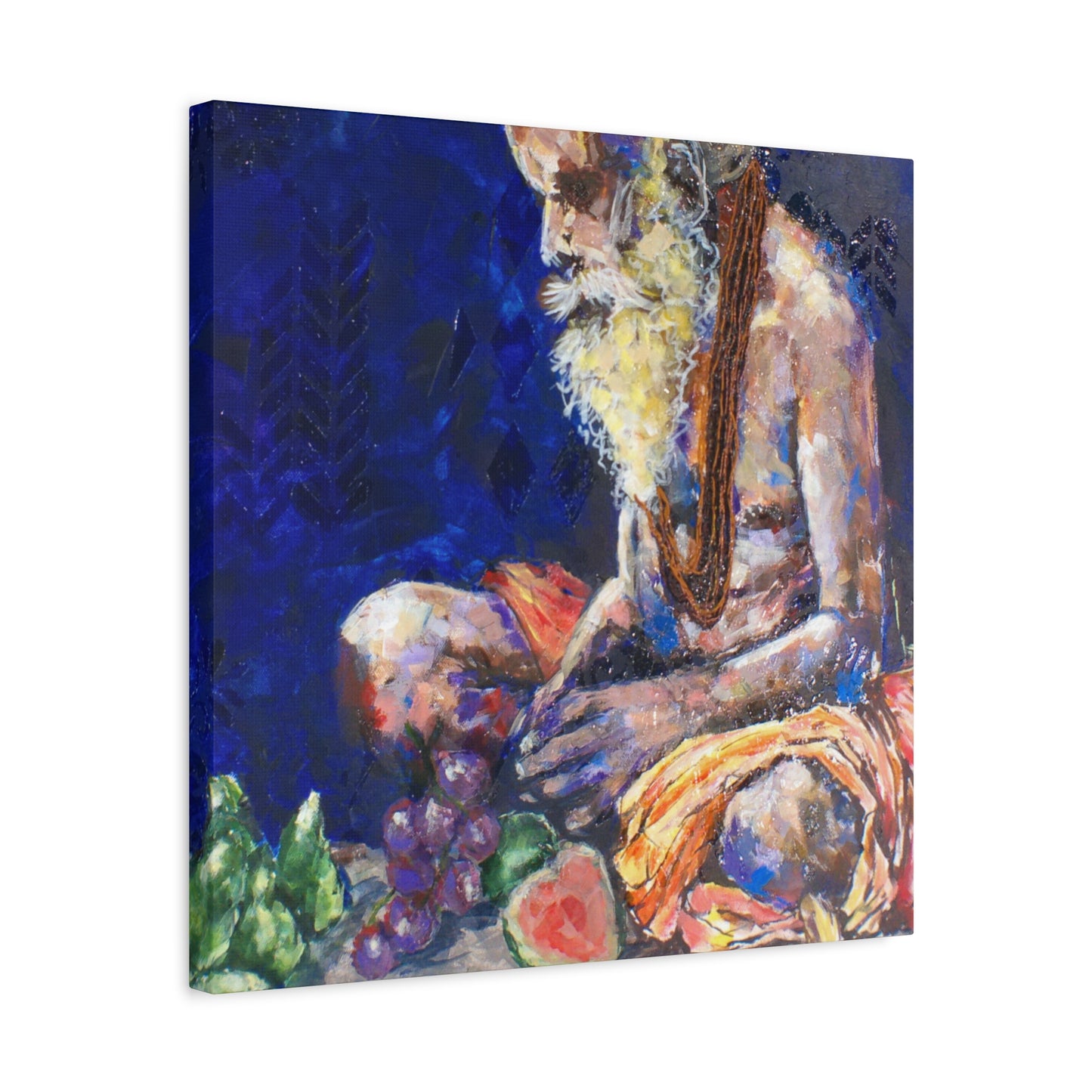 "Sannyasis" Print on Matte Canvas - Indian Spiritual Leader | Stretched 1.25" Wall Art