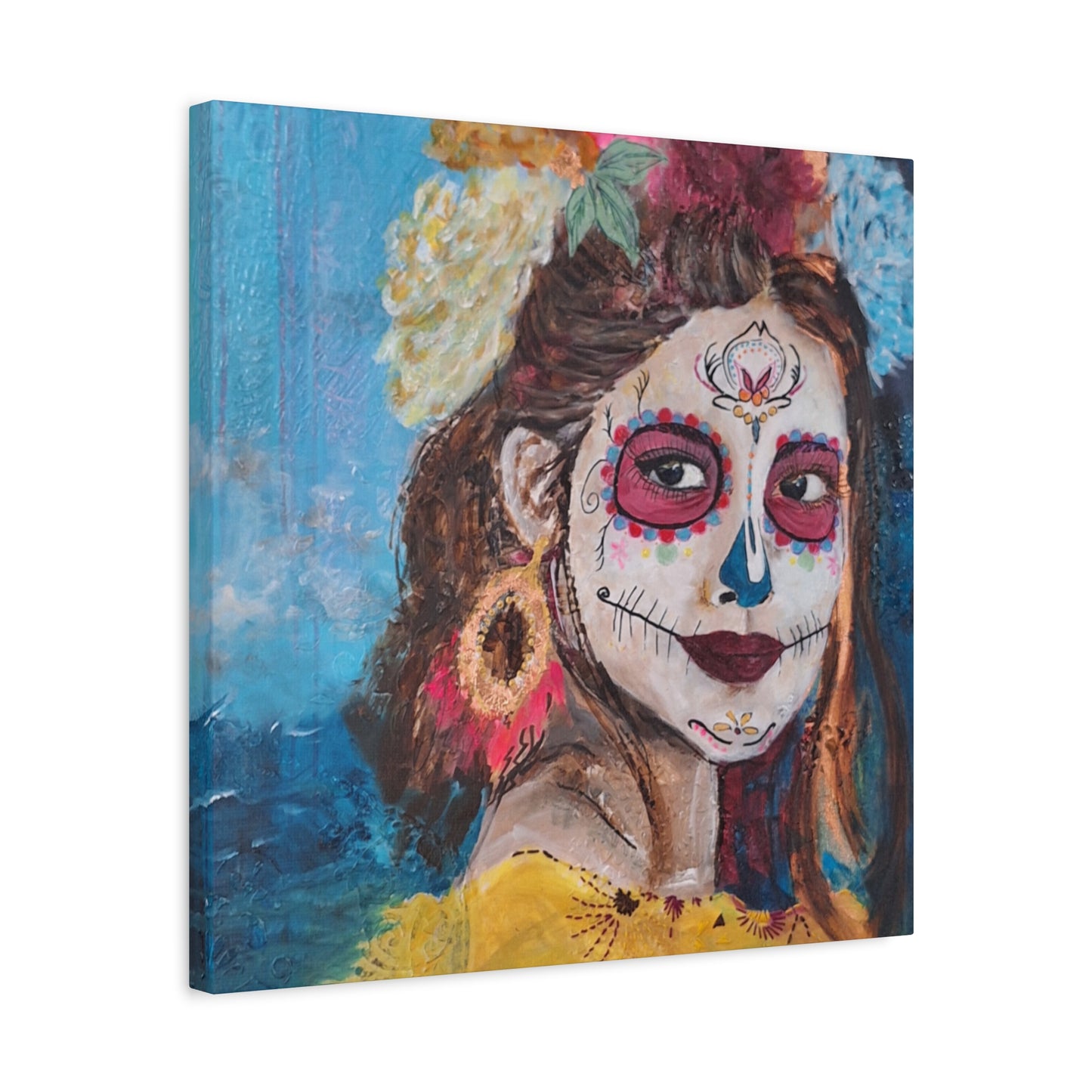 "Sea Sugar" Print on Matte Canvas - Young Woman Leaving Her Past Behind | Stretched 1.25" Wall Art