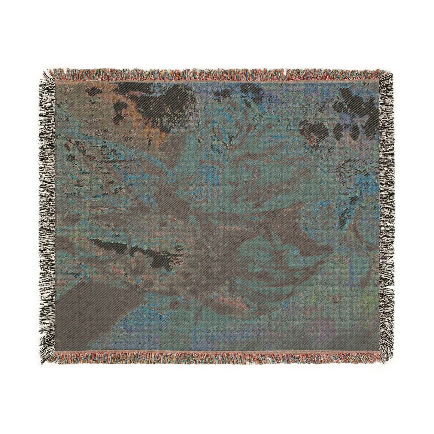 Western Cowboy Horse Riding Woven Blanket