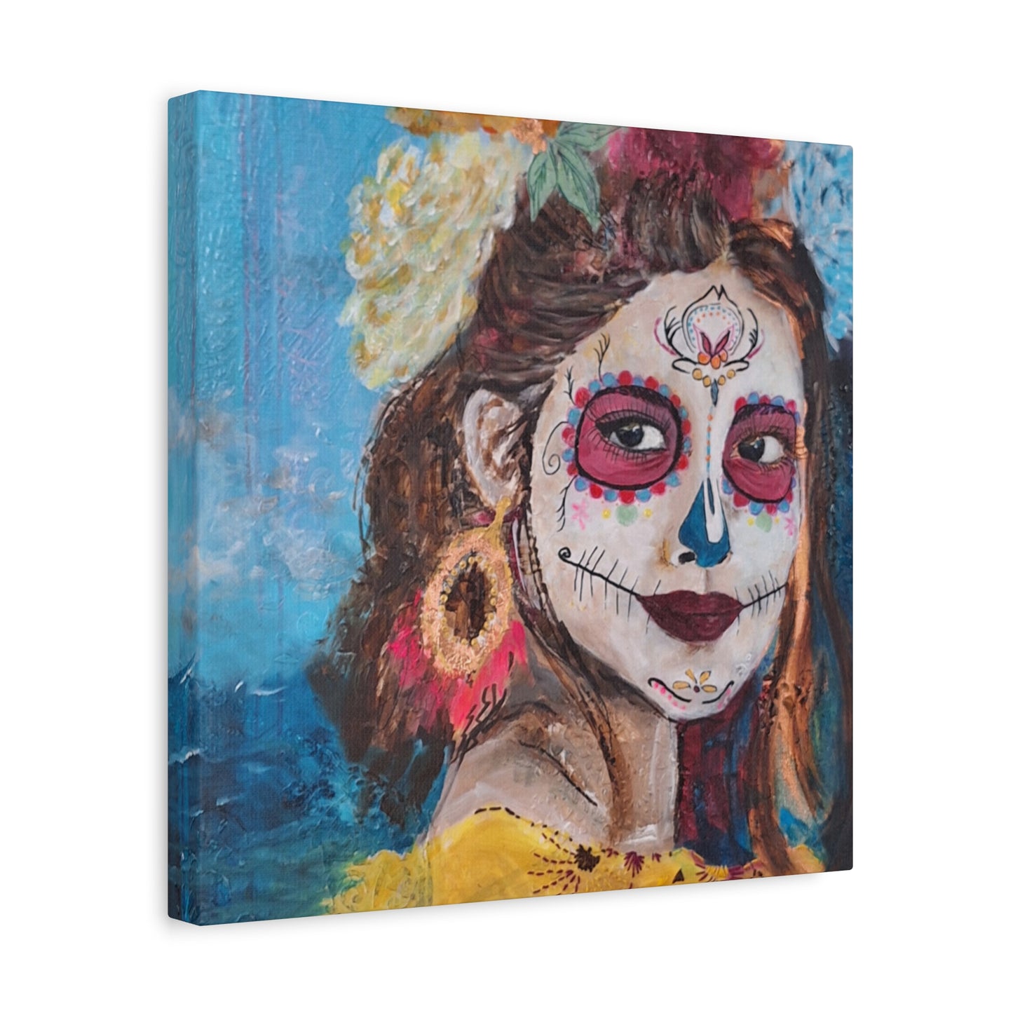 "Sea Sugar" Print on Matte Canvas - Young Woman Leaving Her Past Behind | Stretched 1.25" Wall Art